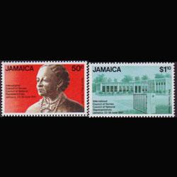 JAMAICA 1991 - Scott# 748-9 Nurses Council Set of 2 NH