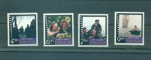 Faroe Is. - Sc# 324-7. 1997 Scenes From Film Barbara MNH $7.10.