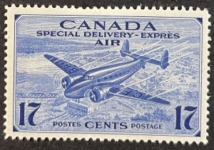 Canada #CE2 MH VF - 17c Special Delivery / Airmail 1943 [G25.6.3]