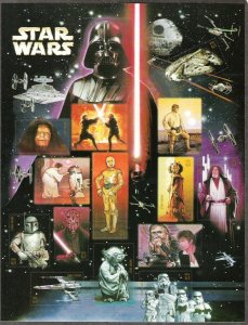 4143, Star Wars 30th Anniversary Sheet of 15 - 41 Cent Stamps - Stuart Katz