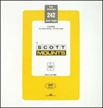 Scott Mounts Clear,179/242 mm  (pkg 3) (01037C)