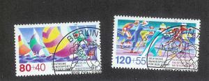 GERMANY Sc#B652-653 complete set USED