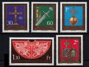 Liechtenstein # 567 - 571 MNH