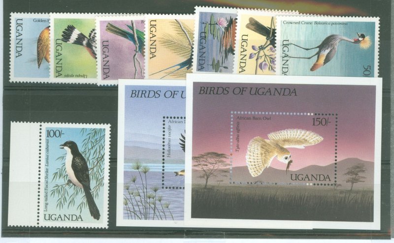 Uganda #569-578 Mint (NH) Single (Complete Set)