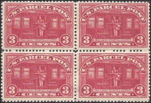 Q3 Mint,OG,HR... Block of 4... SCV $40.00