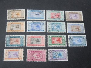 French Mauritania 1913 Sc 27-9,34,7,9,40,3,4,6,50-54 FU