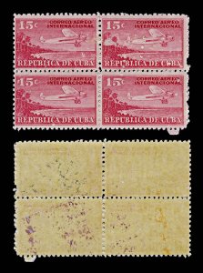 4535: Cuba SG376 Correo Aereo Internacional Part Set. 1931. Sc# C4 Mi80 MNH M...