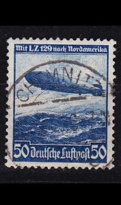 GERMANY REICH [1936] MiNr 0606 X ( O/used ) Flugzeug