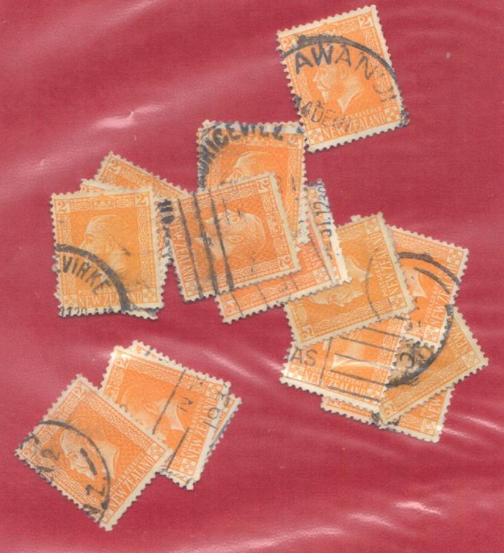 NEW ZEALAND SC# 163  LOT OF 15+ SEE SCAN