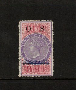 New South Wales #O23a (SG #O37b) Mint Fine - Very Fine Original Gum Hinged