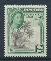 Jamaica  SG 154  - Mint light hinge -  see scan and details