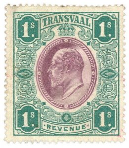 (I.B) Transvaal Revenue : Duty Stamp 1/-