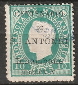 Inhambane 1895 Sc 2a used small thins