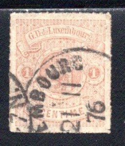 Luxembourg #13   Used   VF  CV $240.00   ...   3600013