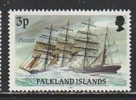 1989 Falkland Islands - Sc 487a - MNH VF - 1 single - Ships of Cape Horn