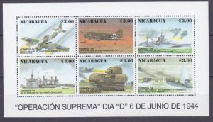 1994 Nicaragua 3398-3403KL Airplanes 9,00 €