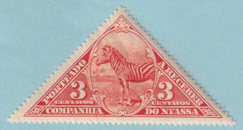 NYASSA J4 POSTAGE DUE  MINT HINGED OG * NO FAULTS VERY FINE! - LWK