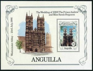 Anguilla 687,MNH.Wedding:Prince Andrew & Sarah Ferguson,1986.Westminster Abbey.