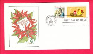 #1939-40 Christmas Combo-Dyer Court of Honor 1st Cachet