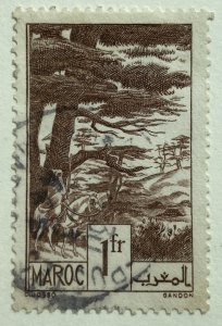 AlexStamps FRENCH OFFICES IN MOROCCO #165 VF Used 