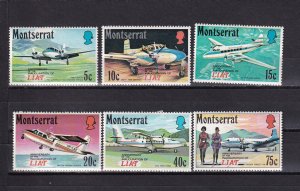 LI07 Montserrat 1971 The 14th Anniversary of the Inauguration of LIAT full set