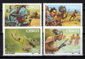 South Africa Ciskei 114-117 MNH Folklore Legends Sikulume ZAYIX 0424S0053M