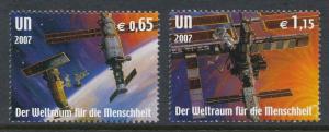 United Nations Vienna - Space for Humanity, MNH, Mi 518-519