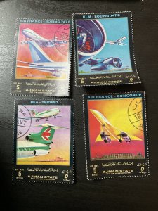 Ajman 1972 Airlines Used