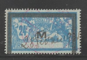 France and Colonies revenue Fiscal stamp 11-9-20 