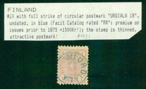 FINLAND 15 USED RL 3930 CV $120.00 BIN $30.00