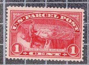 Scott Q1 1 Cent Parcel Post MNH Nice Stamp SCV $12.00