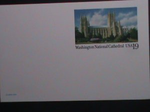 ​UNITED STATES-1993-WASHINGTON NATIONAL CATHEDRAL-MNH- POST CARD-VERY FINE