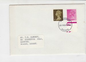 United Kingdom 1972 Error Post Decimal Day Stamps Cover ref R 17298