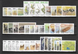 SOUTH WEST AFRICA 1984/7 COMMEMORATIVE SETS MNH