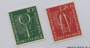 GERMANY  B342-43   MNH