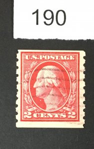 US STAMPS # 413 USED LOT #190