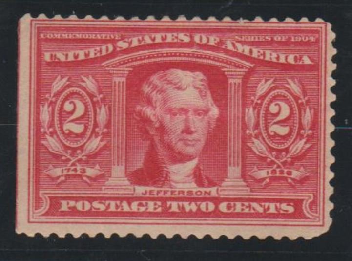 U.S. Scott #324 Jefferson - Louisiana Purchase Stamp - Mint Single - IND