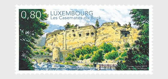 2019 LUXEMBOURG -  CASEMATES  - UNMOUNTED MINT SET