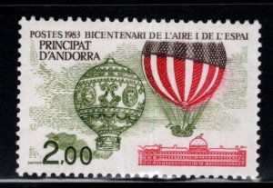 Andorre (French) Andorra Scott 304 MNH** Hot Air Balloon stamp