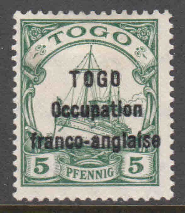 GERMANY TOGO 165 OG H F-VF $1,050 SCV VERY NICE GUM SIGNED BPP