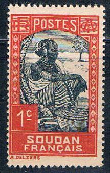Sudan French 61 MLH Sudanese Woman 1931 (S0843)+
