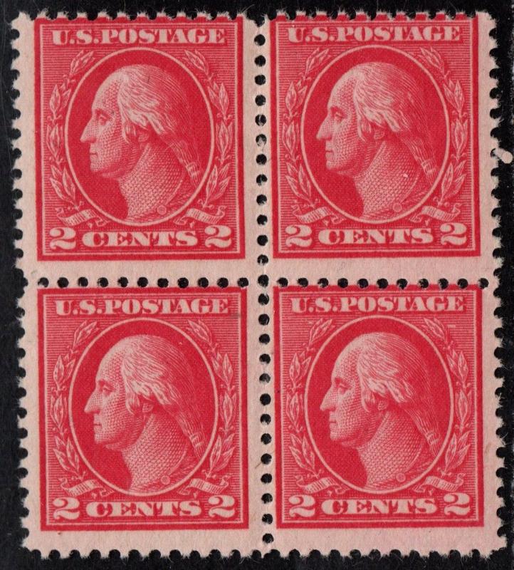 $US Sc#500 M/NH/F, rare block of 4, Miller Cert., CV. $2200