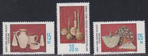 Turkish Cyprus # 43-45, Handicrafts, NH, 1/2 Cat.