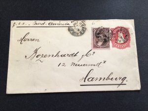 Buenos Aires 1888 S. S. North America to Hamburg  postal cover 62607