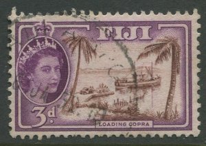 STAMP STATION PERTH Fiji #152 QEII Definitive Issue Used 1954 CV$0.30