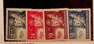 Poland Sc NB8-11 MNH Set of 1940 - German Peasant