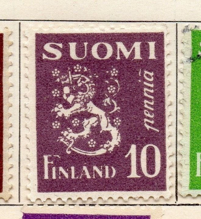 Finland 1930 Early Issue Fine Mint Hinged 10p. 105536