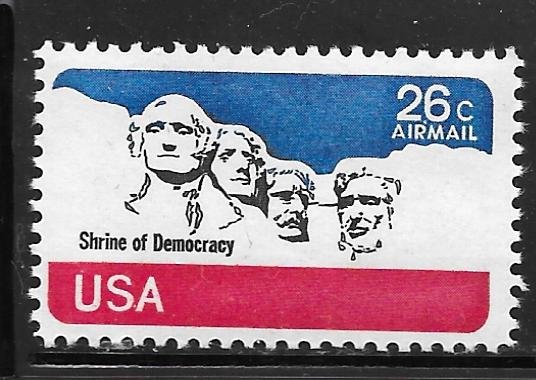 USA C88: 26c Mount Rushmore, single, MNH, F-VF