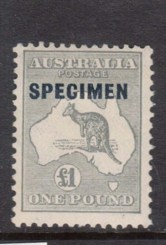 Australia #128s Mint With Specimen Overprint