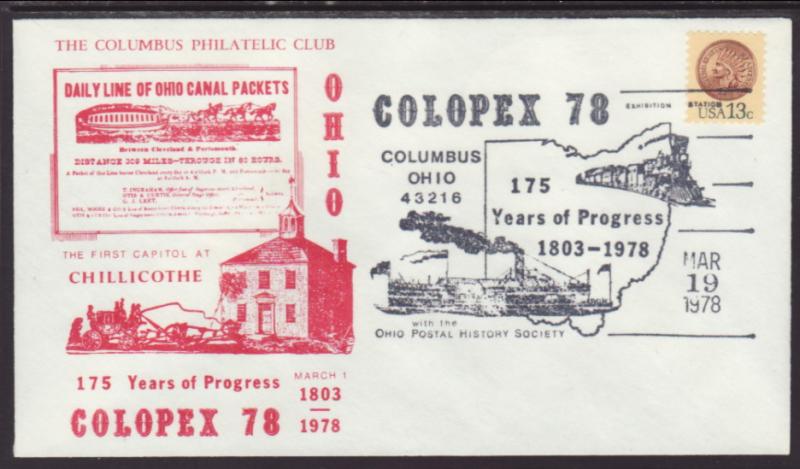 Colopex 78 175 Years of Progress,Columbus OH Cover BIN